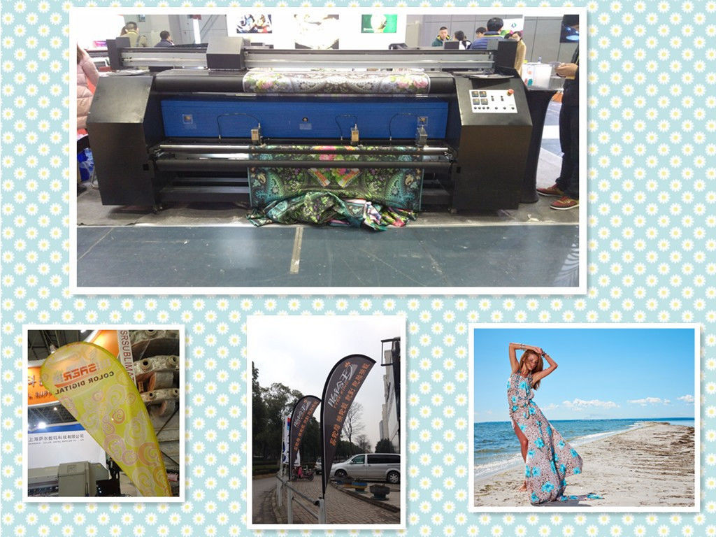 Directly Flag Printing Machine Epson Head Printer Continuous Ink Supply