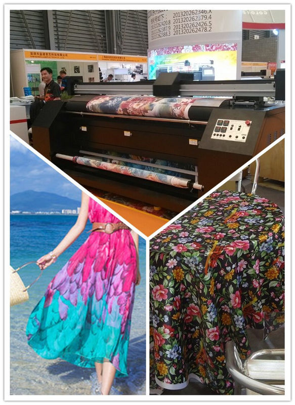 2.2m Large Format Fabric Digital Printing Machine For Warp Knitted Fabric