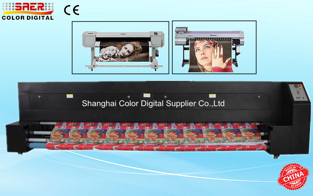 Roll To Roll Dye Sublimation Heater / Heat Sublimation Machine With Piezo Printers