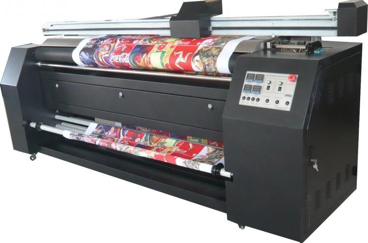 Roll To Roll Digital Textile Printing / Dye Sublimation Printer For Linen Fabric