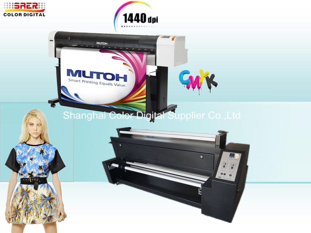 High Precision Mutoh RJ 900c Sublimation Fabric Printer With Epson DX5 Head
