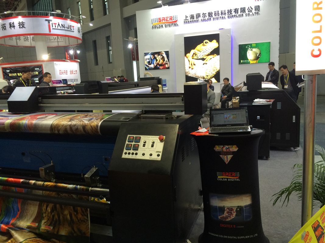 Roll To Roll Directly Print Cotton Fabric Material Printer With Pigment Ink