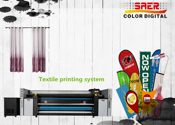 Table Cover / Wallpaper Fabric Printing Machine With High DPI