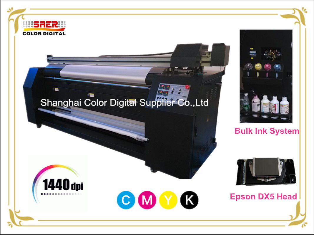 Large Format Polyester / Cotton / Silk Textile Printing Machine Pigment Ink