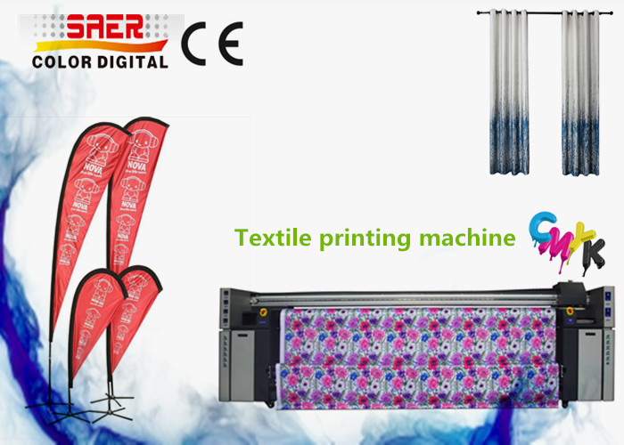 SAER CSR2200 Flag Banner Polyester Fabric Printer / Directly Textile Printer