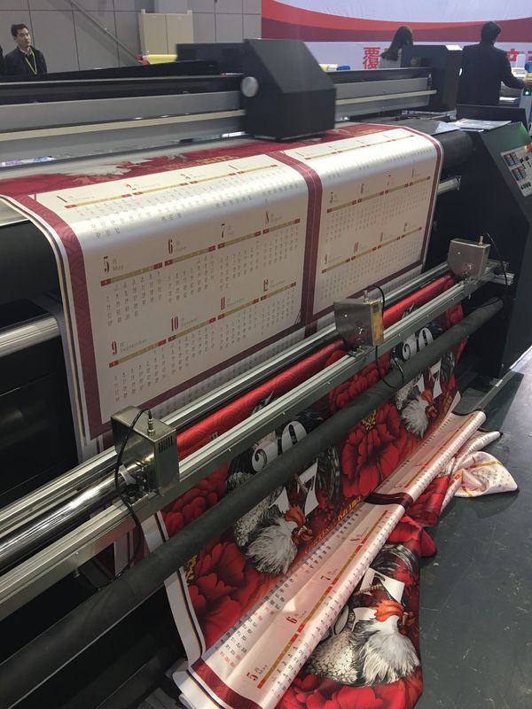 Inkjet Textile Digital Printing Machine Sublimation Digital Printer 1400DPI 3 Inch Roll Diameter