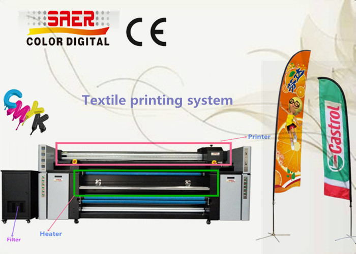 3.2m Multicolor Sublimation Fabric Printing Machine With Reasonable Price