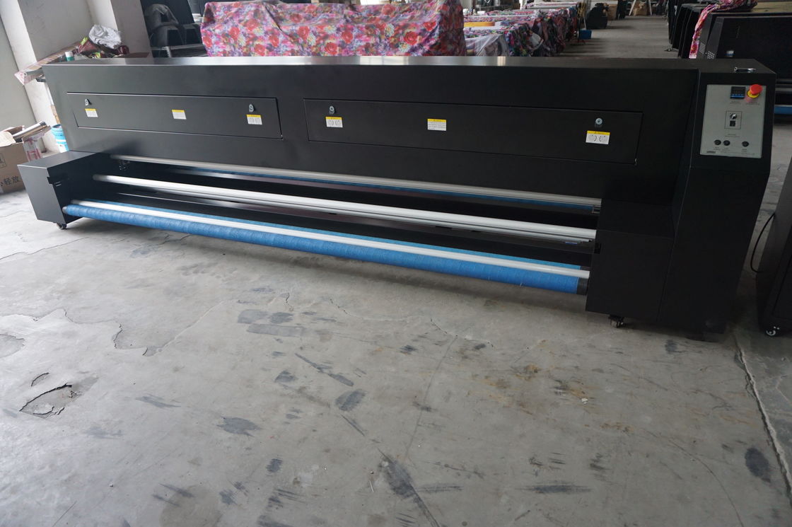 Large Format Heat Sublimation Machine Color Fixation Unit Automatic Feed And Take Up System