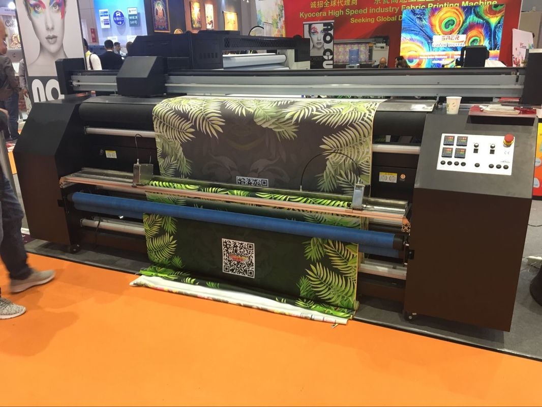 Double Vision Fabric Plotter , Automatic  Inkjet Fabric Printing Machine