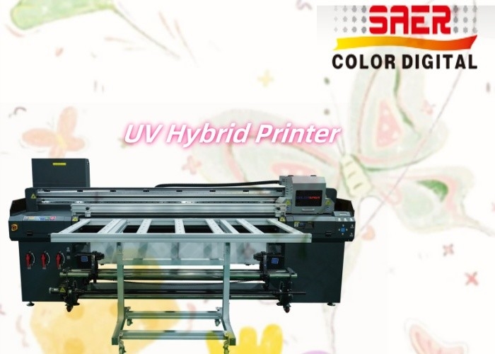 1.8m Hybrid Roll To Roll And Flatbed UV Printer Factory Directly Large UVHybrid Printer