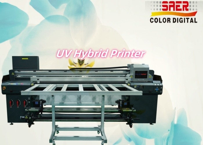 Multifunctional Large Format Automatic Digital Hybrid Inkjet UV Flatbed and Roll to Roll Printer