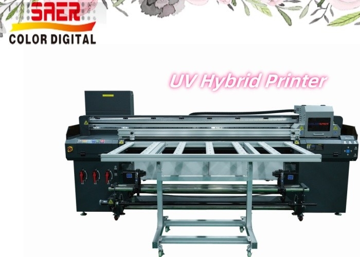 High Speed UV Roll To Roll And Flatbed Inkjet Printer Banner Printing Machine Outdoor & Indoor Printer