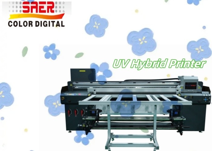 Factory Selling Roll-to-roll And Flatbed 2 In 1  UV Printer CMYKW  Varnish