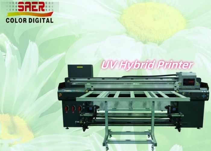 SAER Advertisement Poster Decorations Materials Roll to Roll And Flatbed Printing UV Hybrid Printer