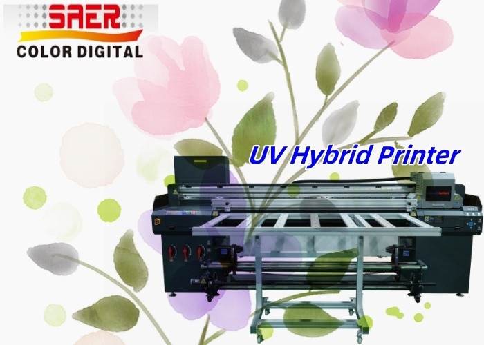Small Business Flatbed and Roll to Roll UV Hybrid Printer for Ceramic Tiles Wood Aluminum