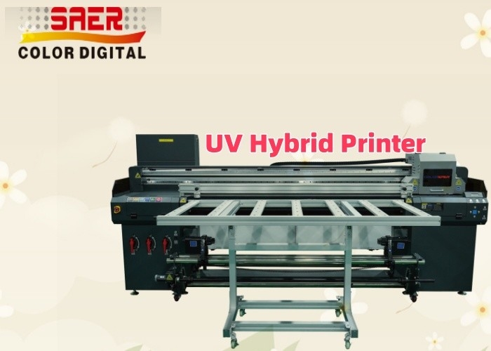 Automatic High Speed Flatbed and Roll to Roll All-in-one Inkjet Printer UV Hybrid Printing Machine