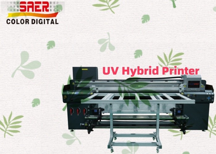 High Quality 1.8m Hybrid UV Printer Flatbed and Roll to Roll UV Printing Machine for Advertising