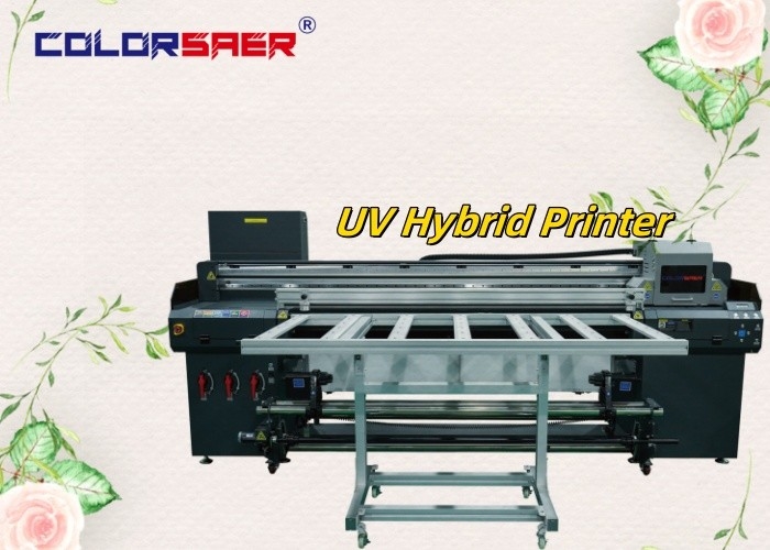 Versatile Multicolor Roll To Roll And Flatbed UV Hybrid Printer For Different Materials