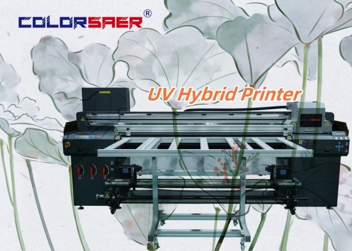 6 Feet Flatbed And Roll To Roll UV Hybrid Printer Poster Banner Sticker Ceiling Film Large Format Plotter