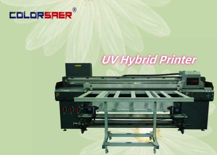 New Design 1.8m 6ft Roll To Roll And Flatbed UV Printer For Different Materials