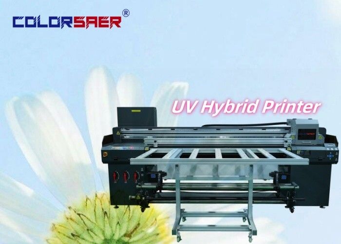 China Factory Good Quality UV Printing Machine Flatbed And Roll To Roll UV Hybrid Printer