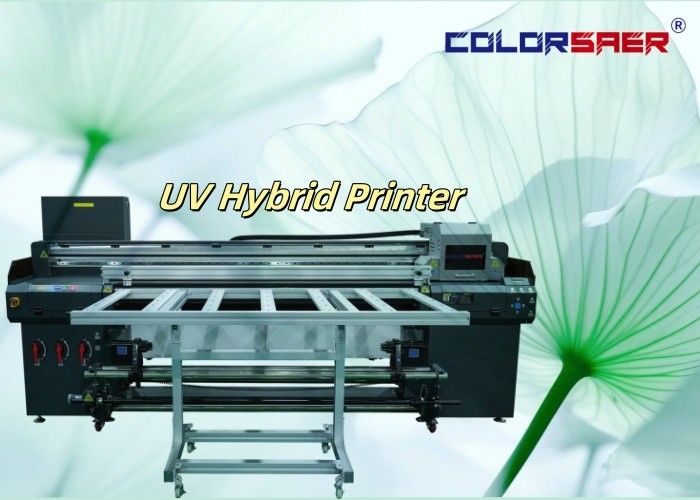 Shanghai Manufacturer Digital Hybrid UV Plotter Wide Format Printer 6 Feet Roll To Roll With Flatbed UV Hybrid Printer