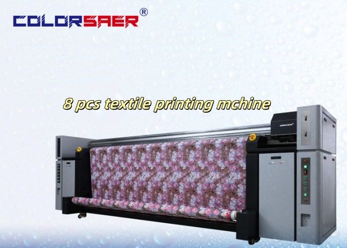 High Efficiency Digital Flag Banner Machine Large Format 3.2m Inkjet Printer 8pcs I3200 Durable Sublimation Dye Ink Printer