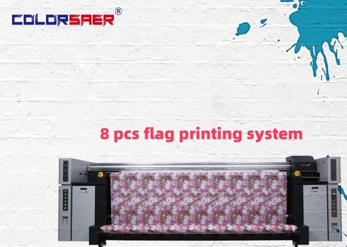 Shanghai Factory Hot Sell Large Size Dye Sublimation Textile / Fabric Inkjet Printing Machine