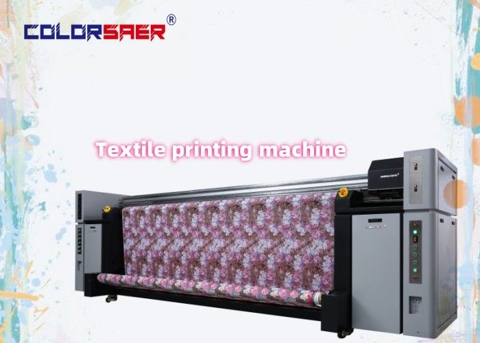 8 Pcs I3200-A1 Print Head Digital Fabric Plotter 3.2m Printing Width Polyester And Cotton Printing Machine