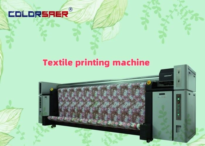 High-resolution 3.2m 8-head I3200 Textile Printer For Indoor And Outdoor Advertising