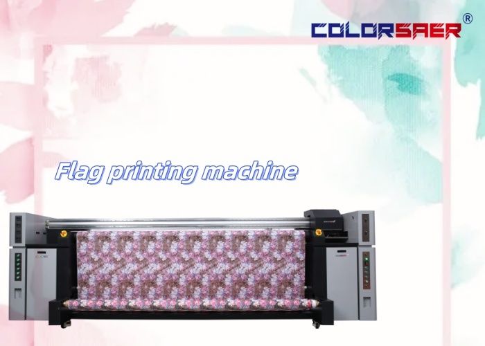 Pigment ink & sublimation ink dye digital textile printing machine for billboard banner fabric