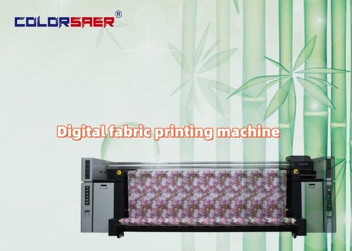 Color SAER All In One 8 Pcs I3200 Head Inkjet Printers Roll To Roll Fabric Printing Machine