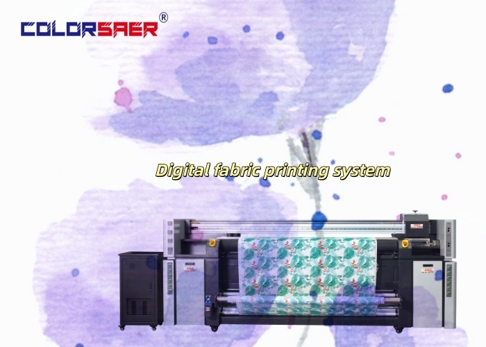 SAER Digital Fabric Printing Machine Textile Printer With Four Print Heads for Cotton & Polyester