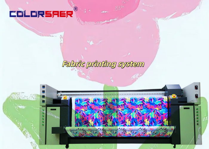 Color SAER Quality Assurance Inkjet Plotter 4 & 8 Color Textile Printing Machine for Polyester and Cotton Fabric