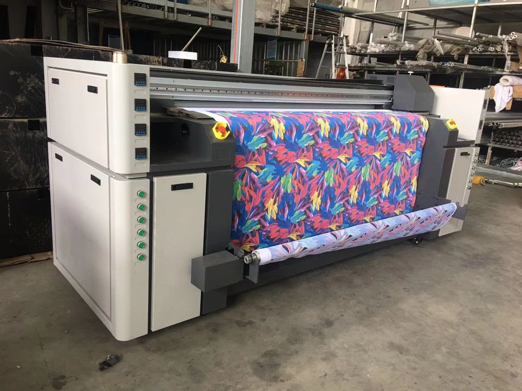 Large Format Inkjet Textile Printing Machine High Resolution With Automatic Feeding System