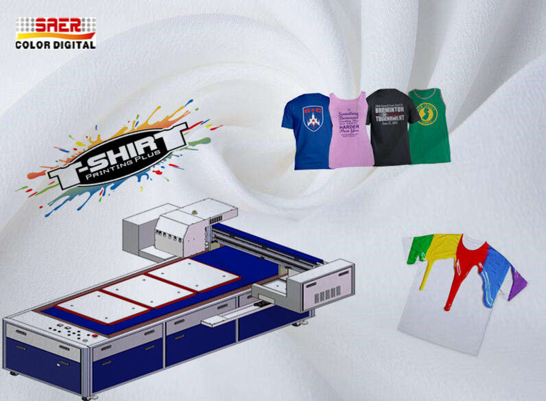 220V / 110V Voltage T Shirt Digital Printing Machine 0 - 25MM Print Thickness