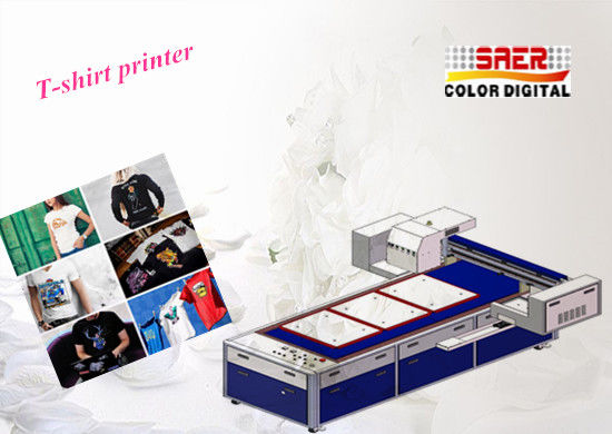 Direct To Cotton 8 Color Digital T Shirt Printer A3 Size Inkjet Printer 1 Year Warranty