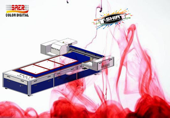 0 - 25MM Print Thickness Flatbed T Shirt Printer Dtg Printer A3 For Cloth