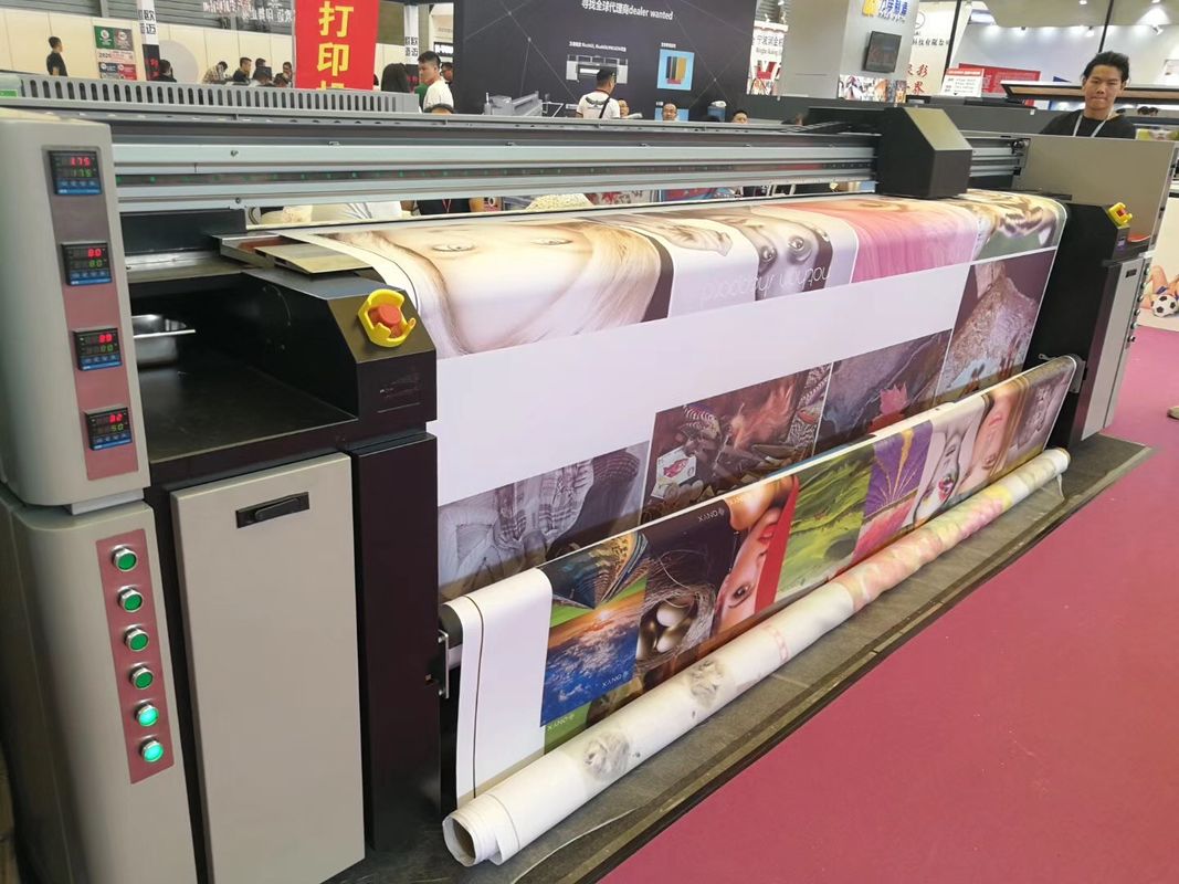 Home Textile Sublimation Printing Fabric Digital Inkjet Roll To Roll Machine