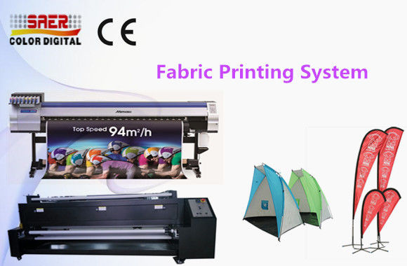 High Resolution Mimaki Textile Printer Flag Printing Machine Roll To Roll Type