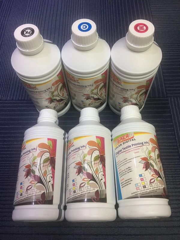 Textile Printing Sublimation Printing Ink CMYK Color Environment Friendly