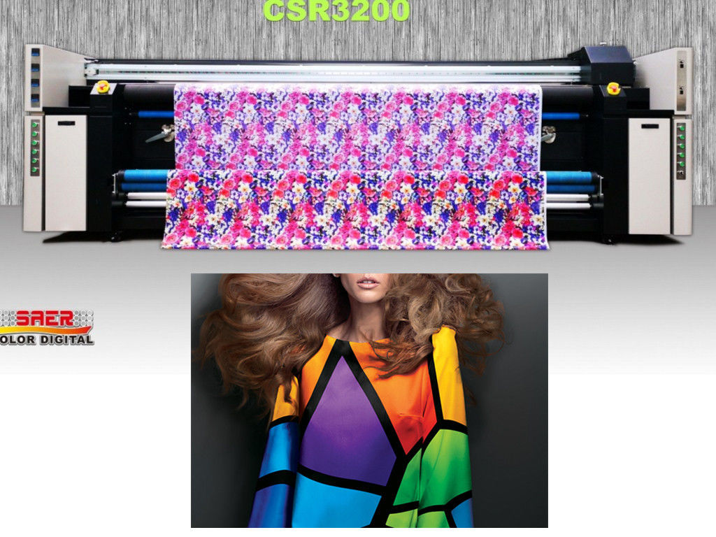 Stable Digital Textile Printing Machine 110v / 220v Voltage Banner Printing Machine