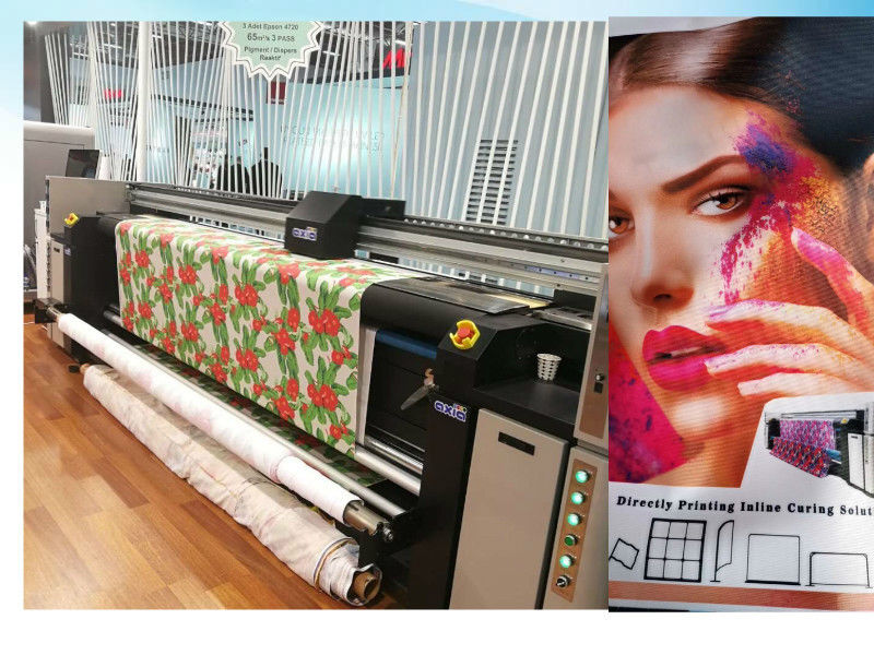 Pigment Ink 3.2m Polyester Textile Printing Machine