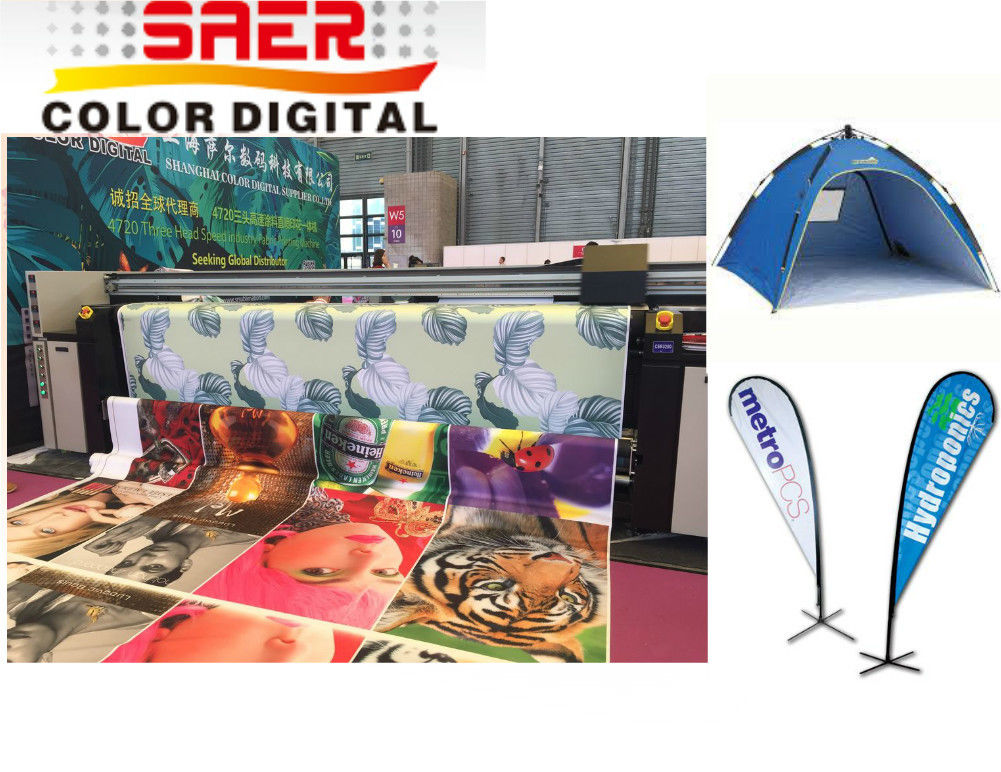 4 Colors Fabric Flags Digital Textile Printing Machine