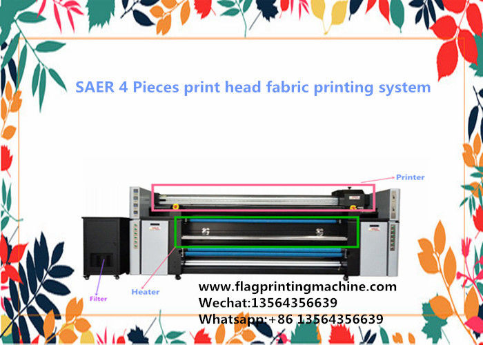 Intelligent Curtain Fabric Epson Inkjet Printers 360*1800dpi