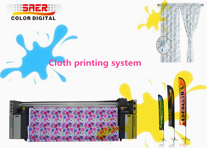 3.2m Flag Cotton Fabric Printing Machine 1440dpi 380V