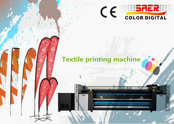 2m Beach Flag Printing Machine High Resolution For Textile