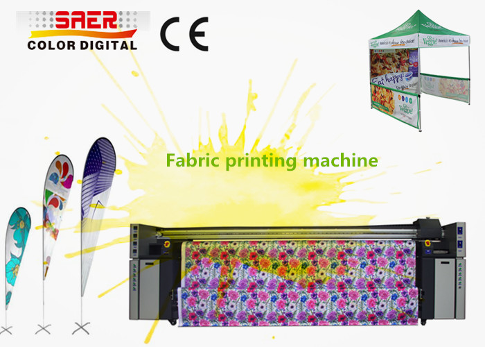 1800DPI Sublimation Digital Fabric Printing Machine Piezo Technology