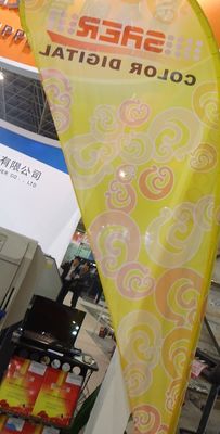 Indoor And Outdoor Digital Fabric Printers Used In Act Fast Show