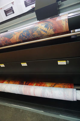 High Resolution 3.2m Textile Digital Printer To Print Various Color Polyster Fabric